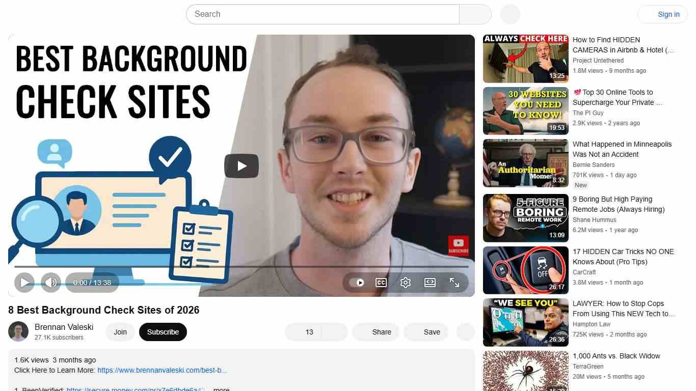 8 Best Background Check Sites of 2026 - YouTube